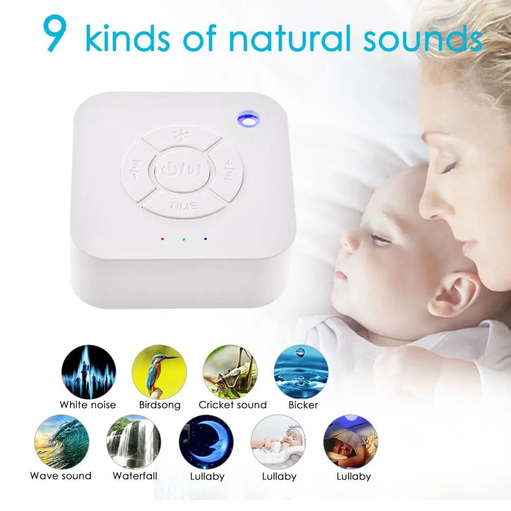 White noise machine for baby, USB rechargeable.